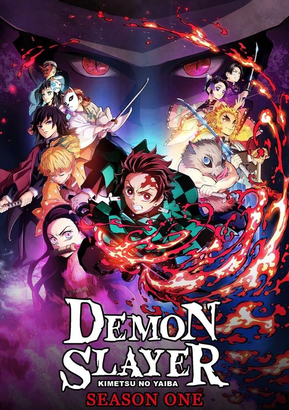 Cartaz promocional da primeira temporada de Demon Slayer