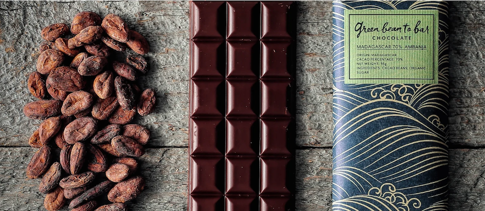 Barra de chocolate Green Bean to Bar