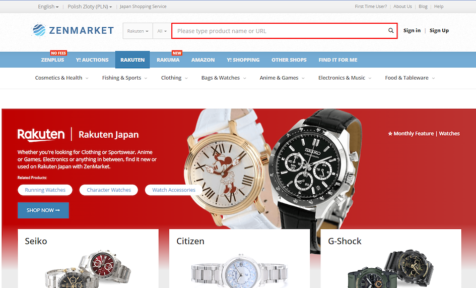 Kupowanie na Rakuten z ZenMarket jest proste!