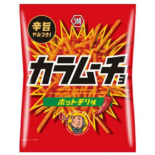 第28名 湖池屋 Karamucho咔辣姆久辣味洋芋條 (勁辣唐辛子口味)