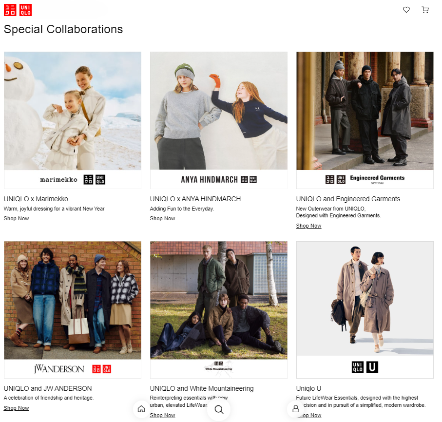 Uniqlo Koleksiyonları