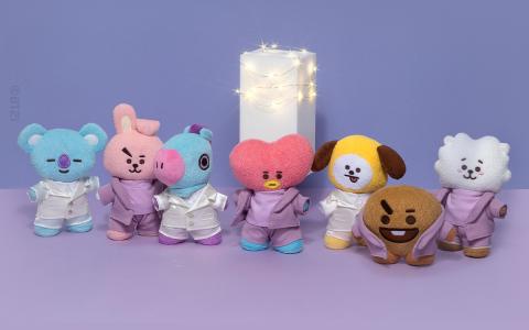 BT21 Purple Suits sur Line Friends avec ZenMarket