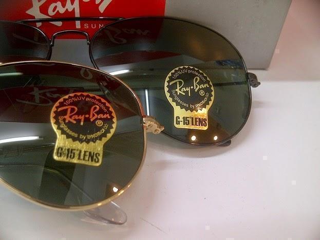 lens rayban original vs palsu