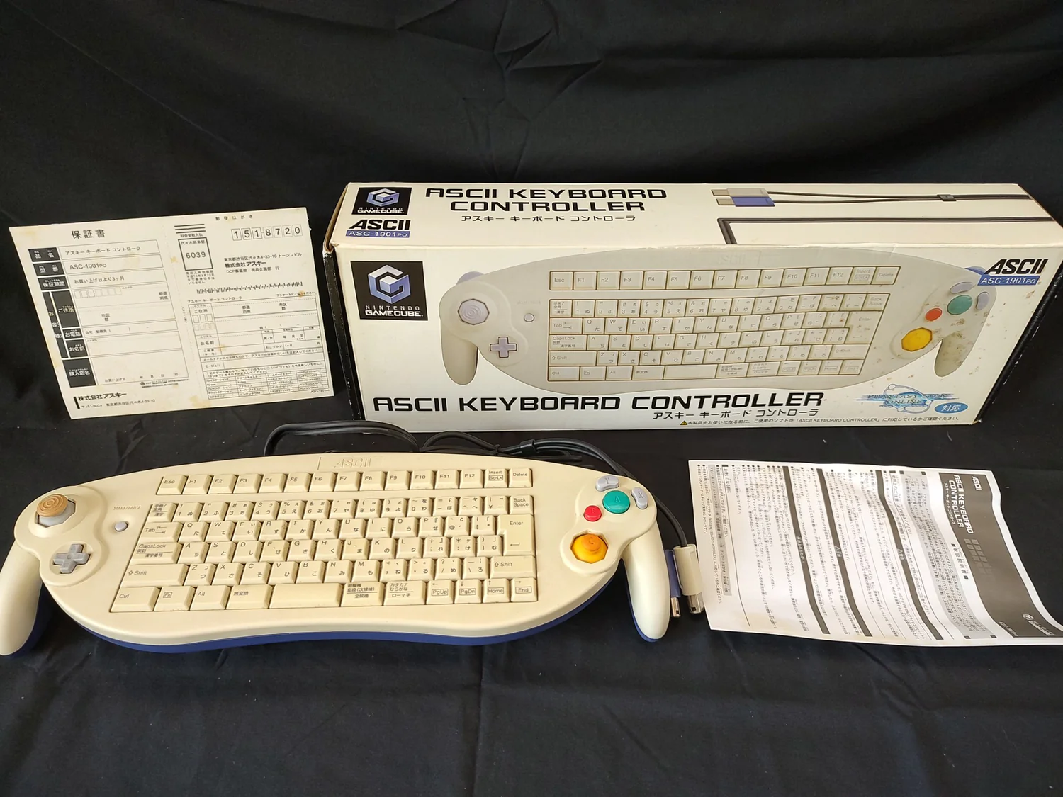 Controle de teclado ASCII do GameCube joystick japon&ecirc;s ZenMarket