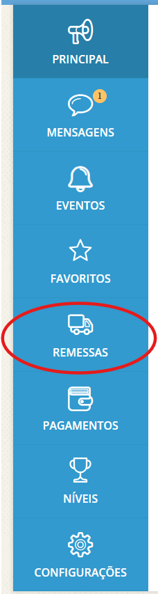P&aacute;gina da ZenMarket indicando onde clicar para criar um pacote