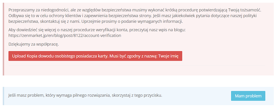Potwierdzenie tożsamości