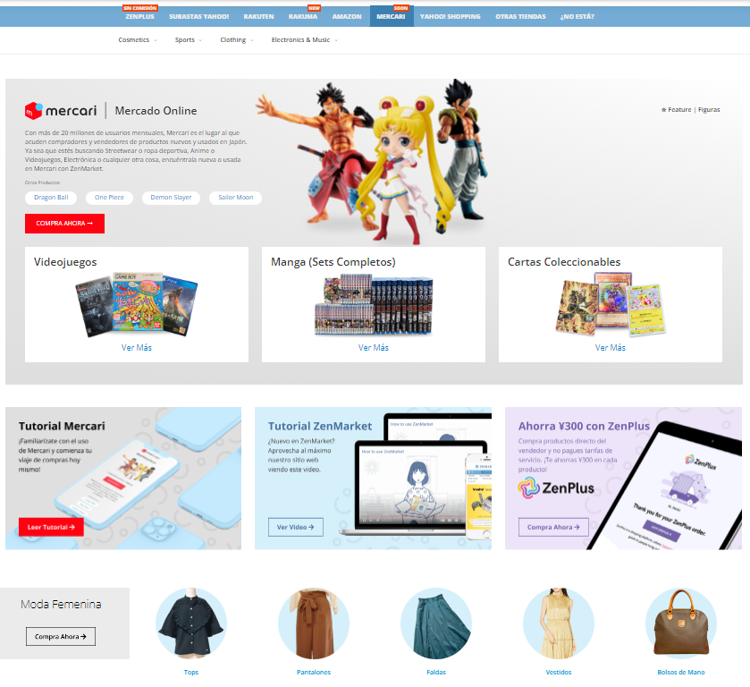 &iexcl;Compra en Mercari Japan con ZenMarket!