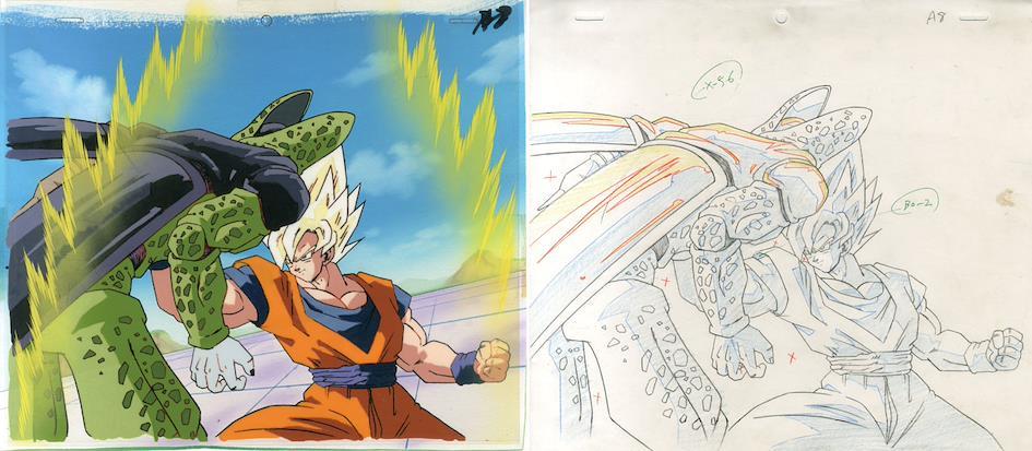 Cellulo&iuml;d anime Cell Goku Dragon Ball Z
