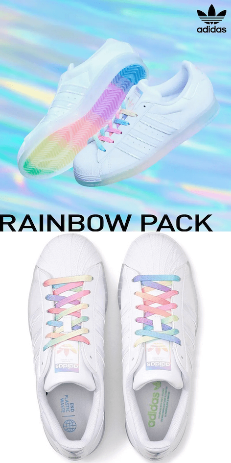 2022日本adidas限定款購買指南│adidas Originals RAINBOW PACK SUPERSTAR（GW9682）