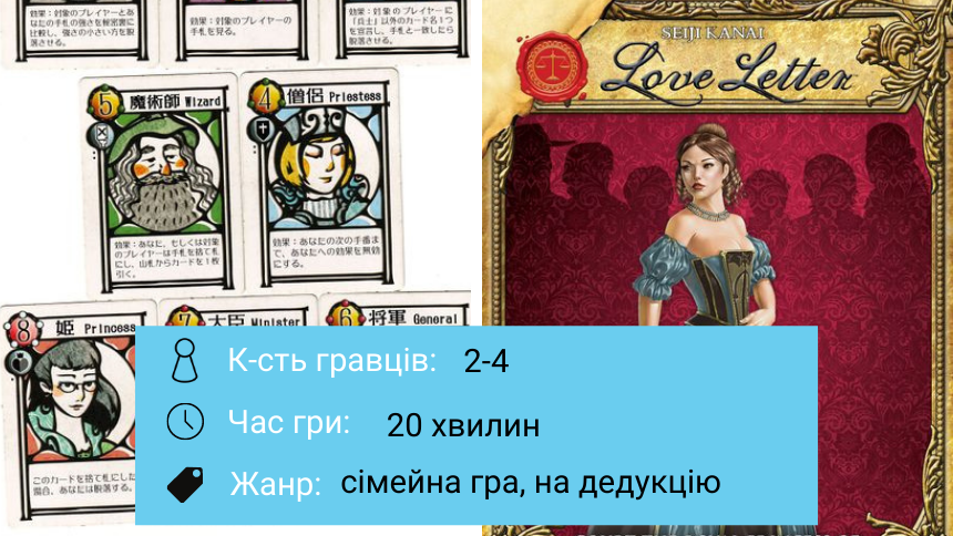 Японська настільна гра Love Letter на ZenMarket