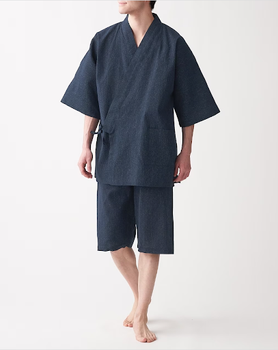 【無印良品】しじら織り甚平