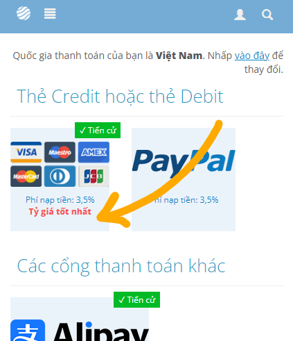 Thanh to&aacute;n bằng thẻ t&iacute;n dụng 