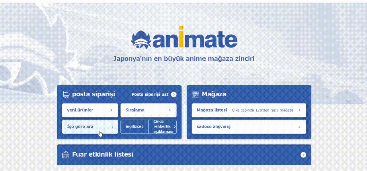 ZenMarket ile Animate Alışverişi