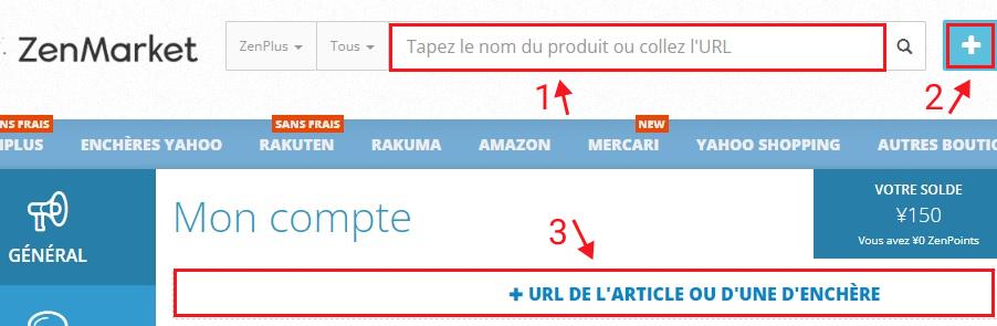 Ajouter un produit sur ZenMarket