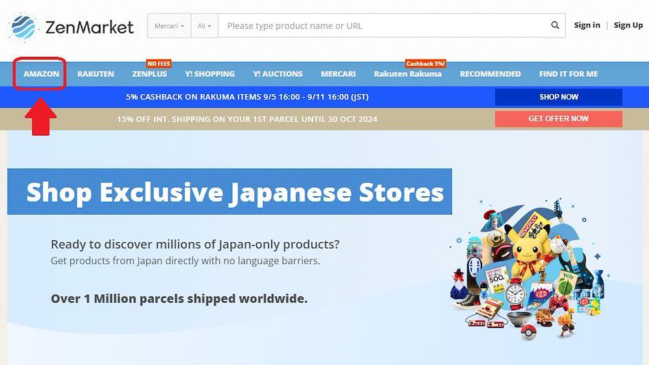 Shop Amazon Japan with ZenMarket!