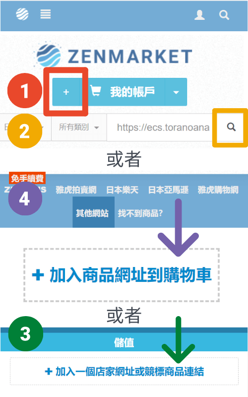 虎之穴代購教學 STEP 4：加入ZenMarket購物車