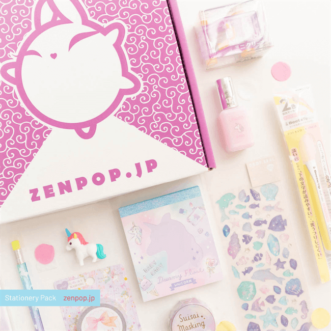 حزمة قرطاسية ZenPop - حفلة يونيكورن