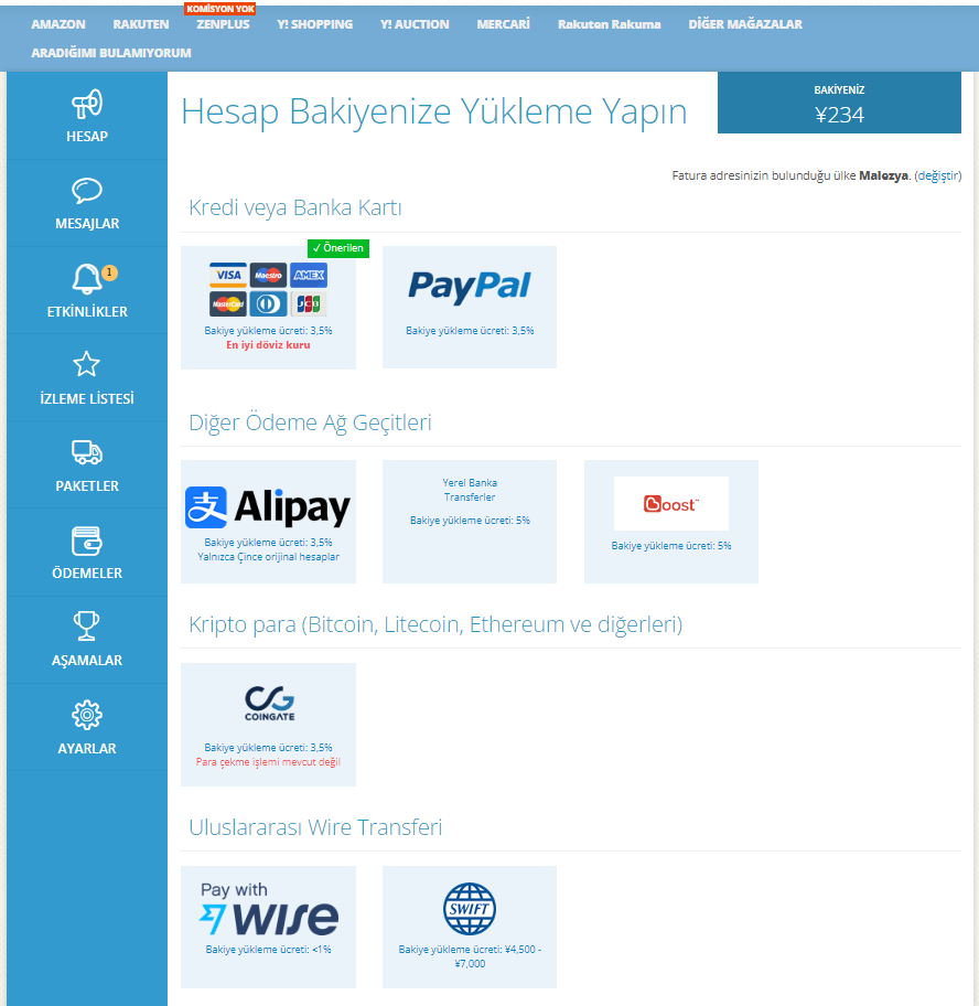 ZenMarket yurtdışından alışveriş