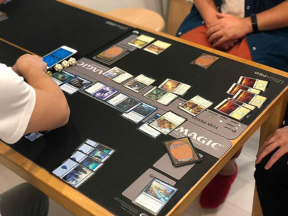 Un duel sur Magic The Gathering