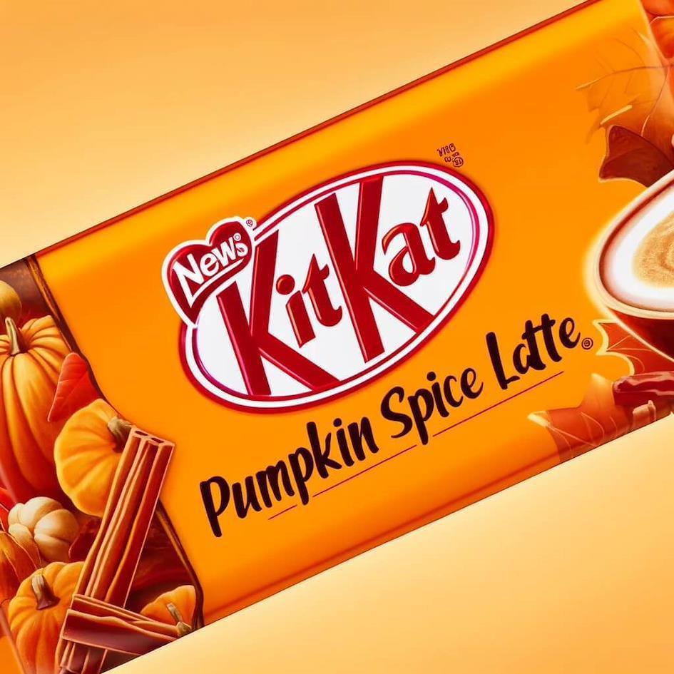 Гарбузовий лате зі спеціями KitKat