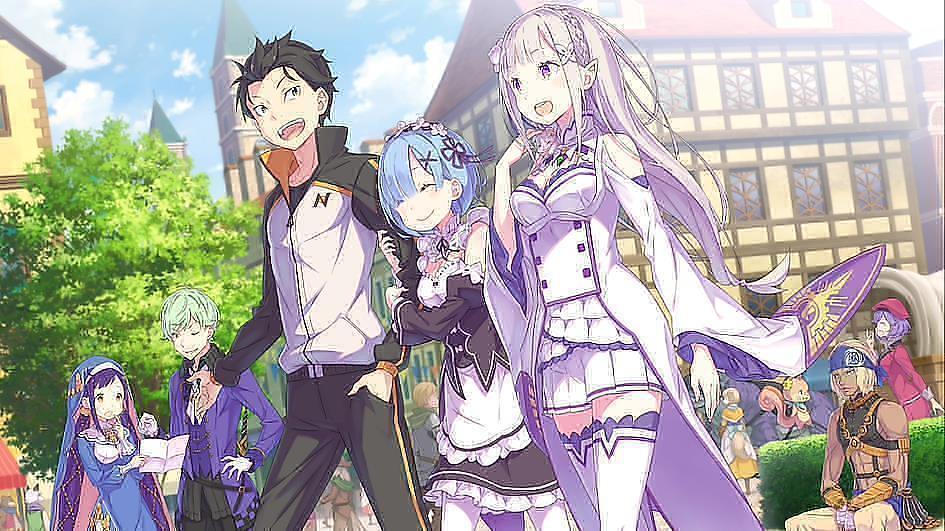 Couverture et illustration du Light Novel Re:Zero - Re:vivre dans un autre monde