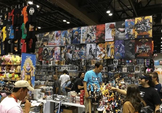 Compradores de produtos de anime, mang&aacute; e games