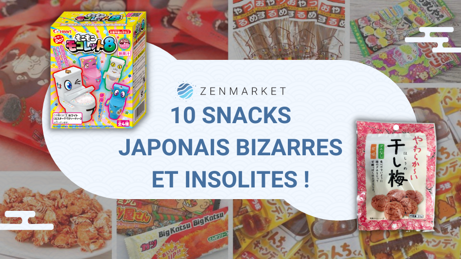 10 snacks japonais bizarres et insolites !
