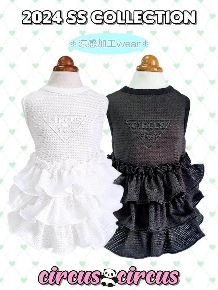 史努比背帶褲
日本限定狗狗寵物服飾品牌推薦 circus circus 荷葉邊小洋裝