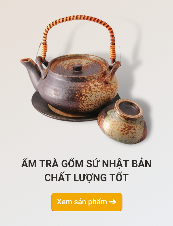 Bộ ấm trà gốm sứ