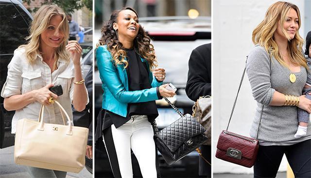 Celebrities wearing Chanel Bag
