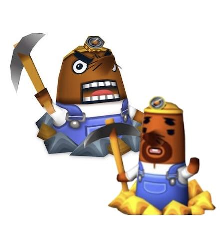 Personagens Nostálgicos de Animal Crossing Original: Resetti e Don Resetti