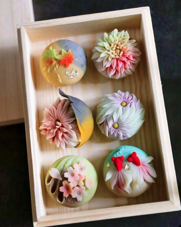 doce wagashi japonês