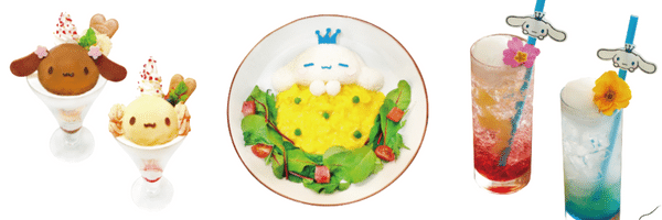 Cinnamoroll Cafe menu