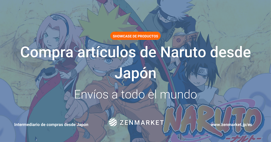 Showcase todos los productos relacionados con Naruto