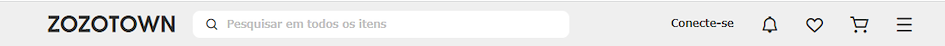 ZOZOTOWN Search bar
