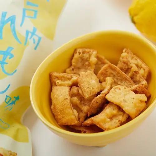 4. まるか食品|瀨戶內檸檬風味花枝脆餅