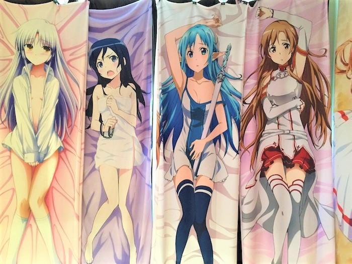 différents Dakimakura sur ZenMarket