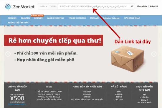 dán link sản phẩm