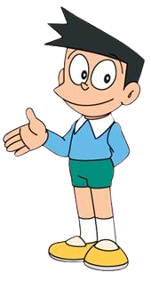 Suneo Honekawa as depicted in the 2005 Doraemon anime series.