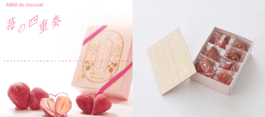 2024日本必買草莓點心推薦特輯 - Mêlé de chocolat|草莓果乾四重奏禮盒