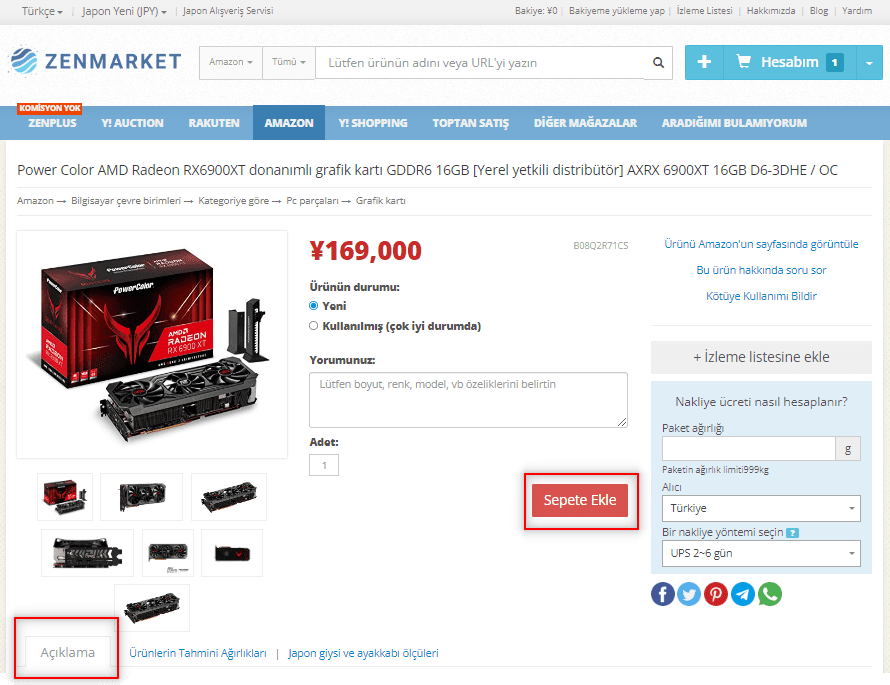 Ekran Kartı &Uuml;r&uuml;n Detayları 