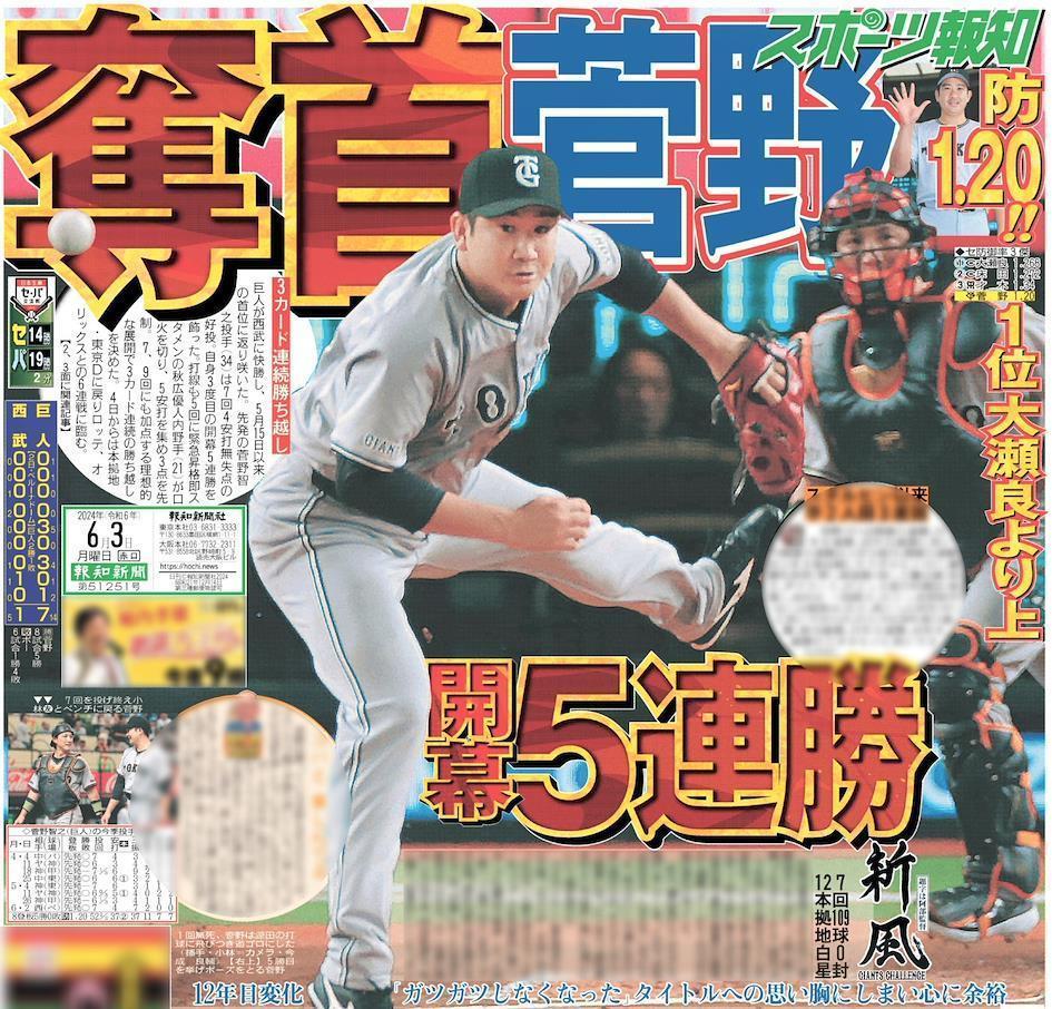 couverture de Sport Hochi - magazine japonais