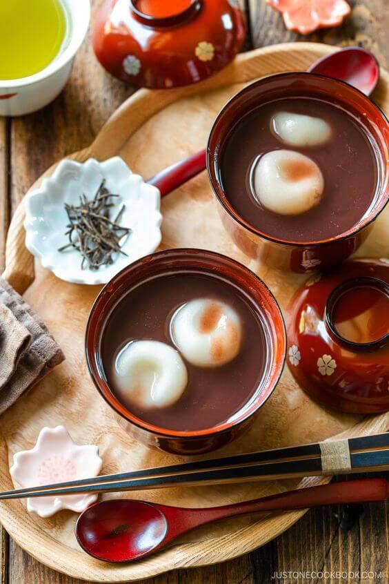 Shiruko Dessert Soups in Japan