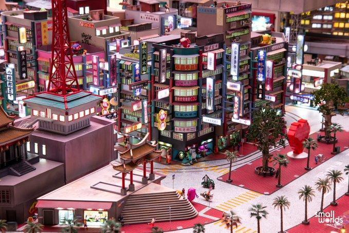 2. 全球最大的微型主題樂園「SMALL WORLDS TOKYO」