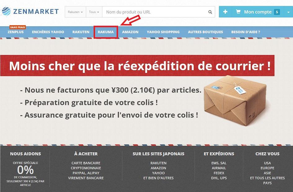 Trouver Rakuma sur ZenMarket