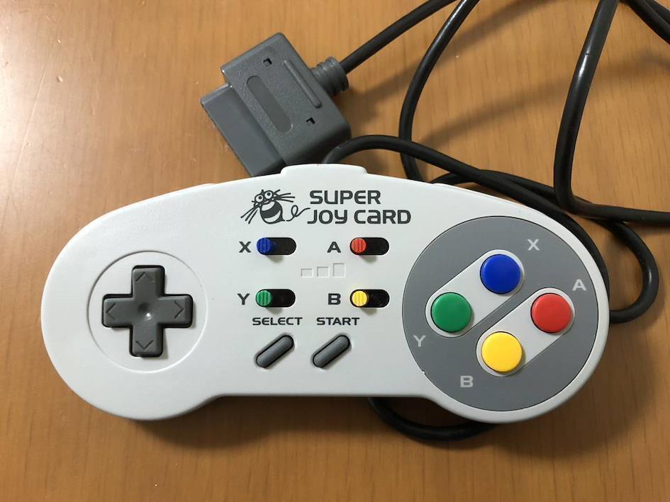 SNES Super Famicom Controller HUDSON Super Joy Card joystick giapponese