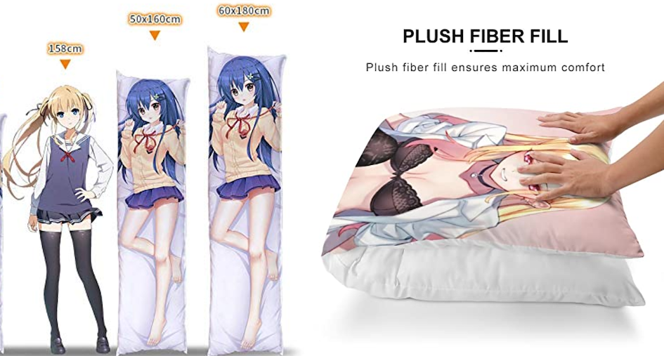 Waifu Yastıkları Dakimakura Vücut Yastığı