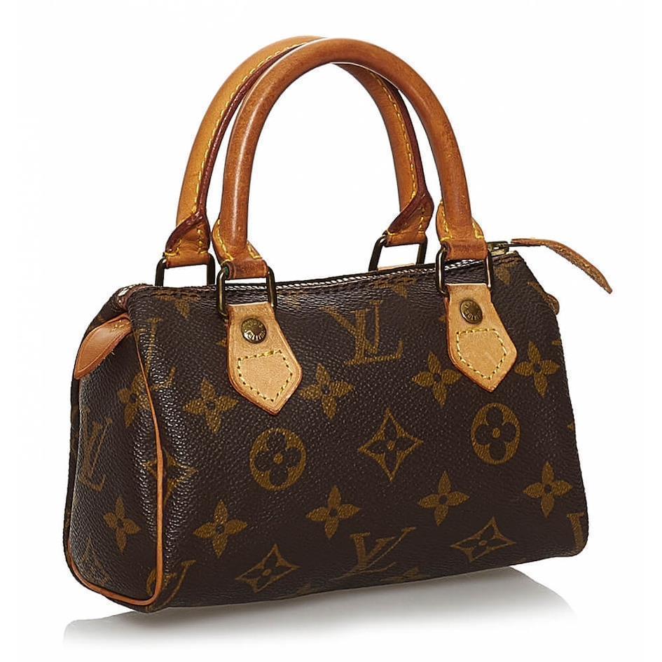 Louis Vuitton Mini Speedy Monogram Leather Vintage