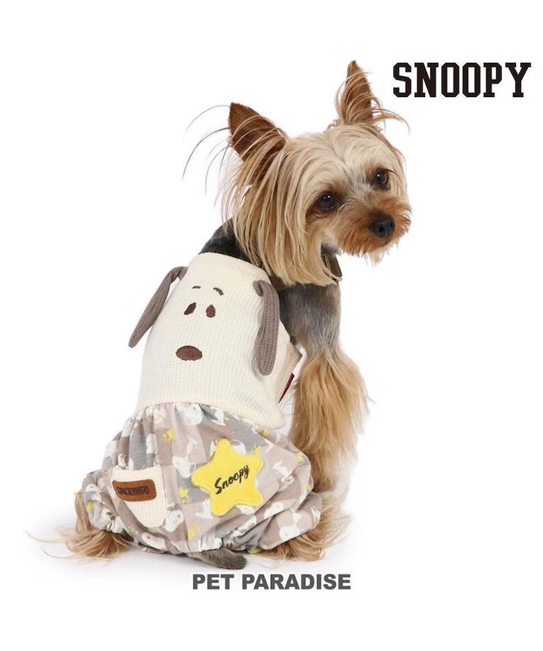 史努比背帶褲
日本限定狗狗寵物服飾品牌推薦 2.PET PARADISE 史努比背帶褲