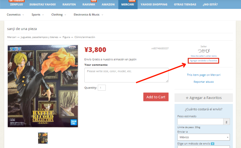 &iexcl;Comprar en Mercari Japan es f&aacute;cil con ZenMarket!